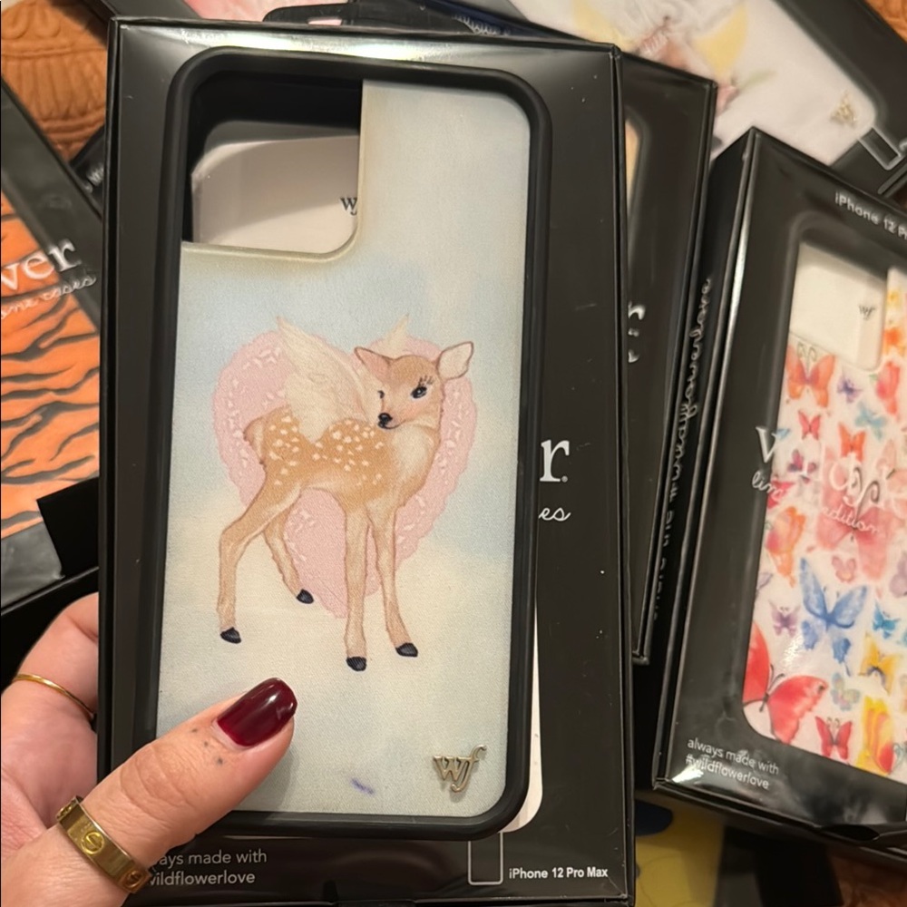 Wildflowers iPhone 12 Pro Max Case - Deer Design